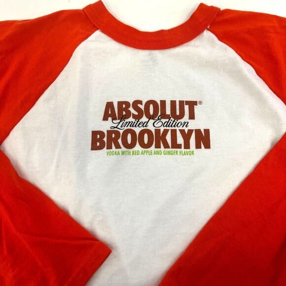 Absolut Other - Absolut Limited Edition Brooklyn 3/4 Sleeve Baseball Tee Augusta Sportswear XL